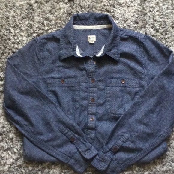 TOMS chambray  popover shirt M - Picture 5 of 7